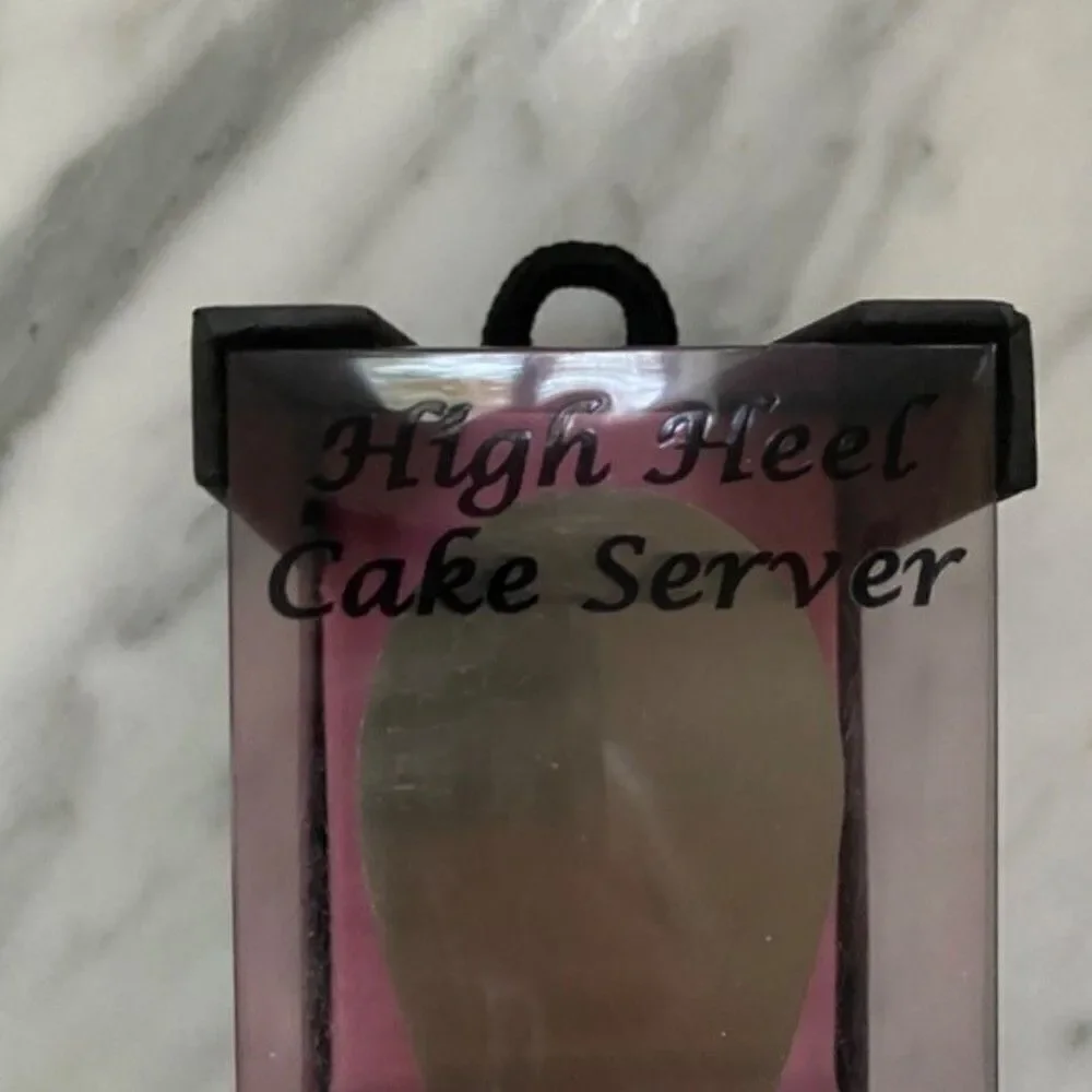 Wild Eye Design Stainless Steel High Heel Cake Server New
